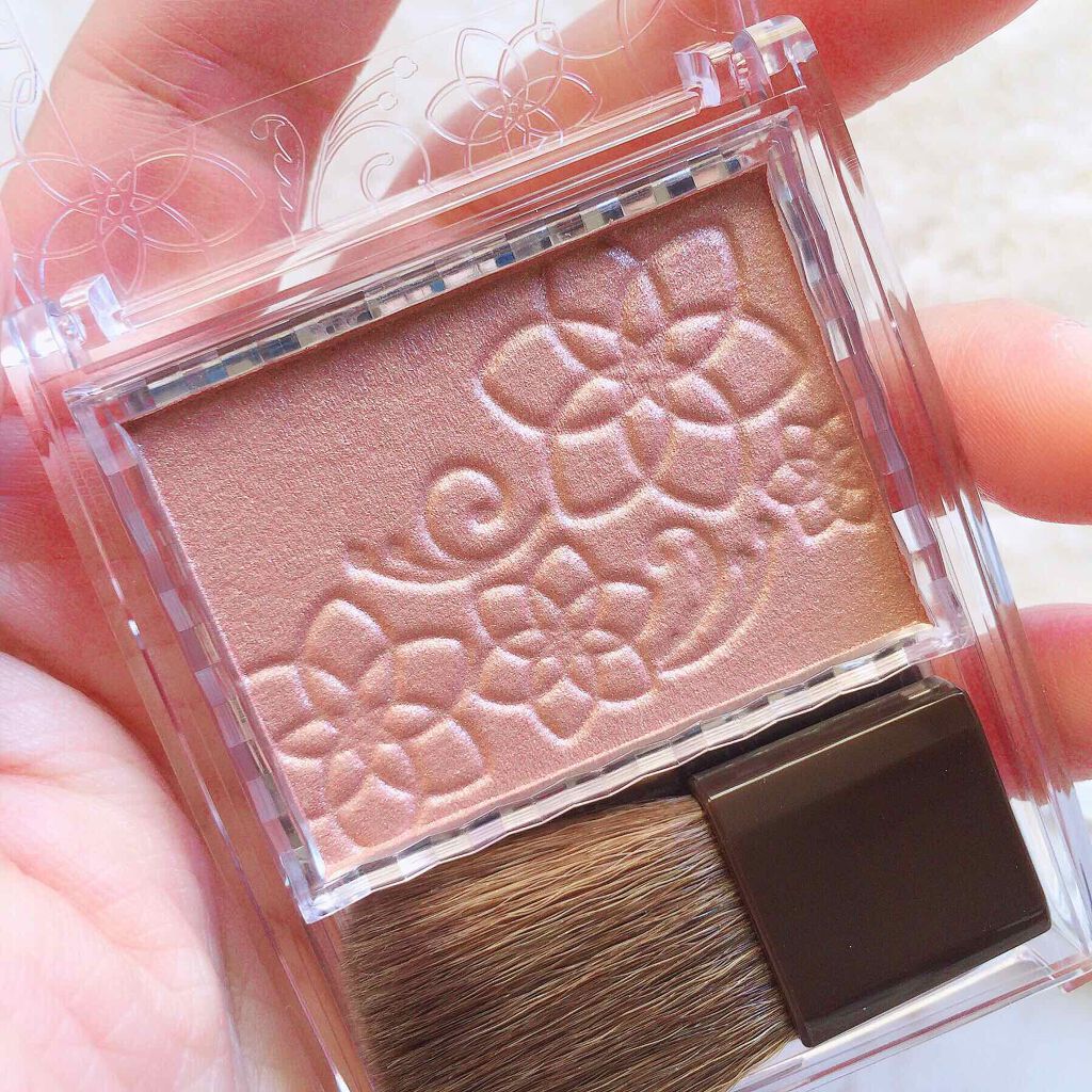 パールグロウチーク/CEZANNE/パウダーチークを使ったクチコミ(3枚目)