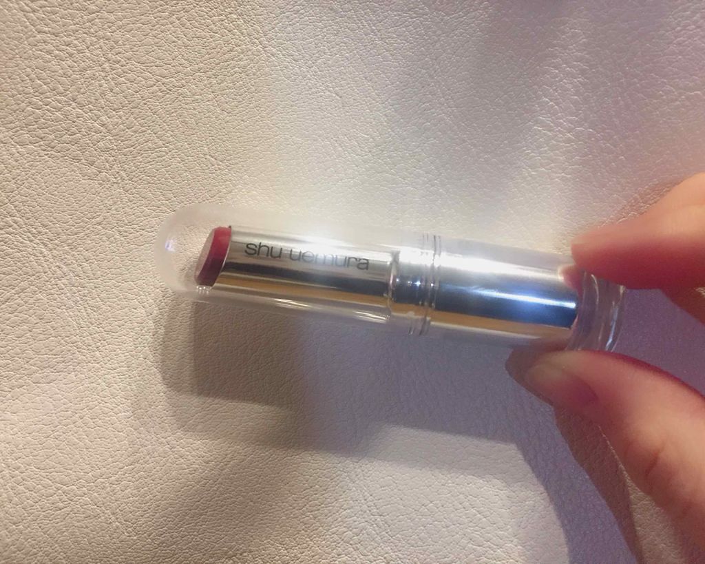 ルージュ アンリミテッド シアーシャイン/shu uemura/口紅を使ったクチコミ（1枚目）