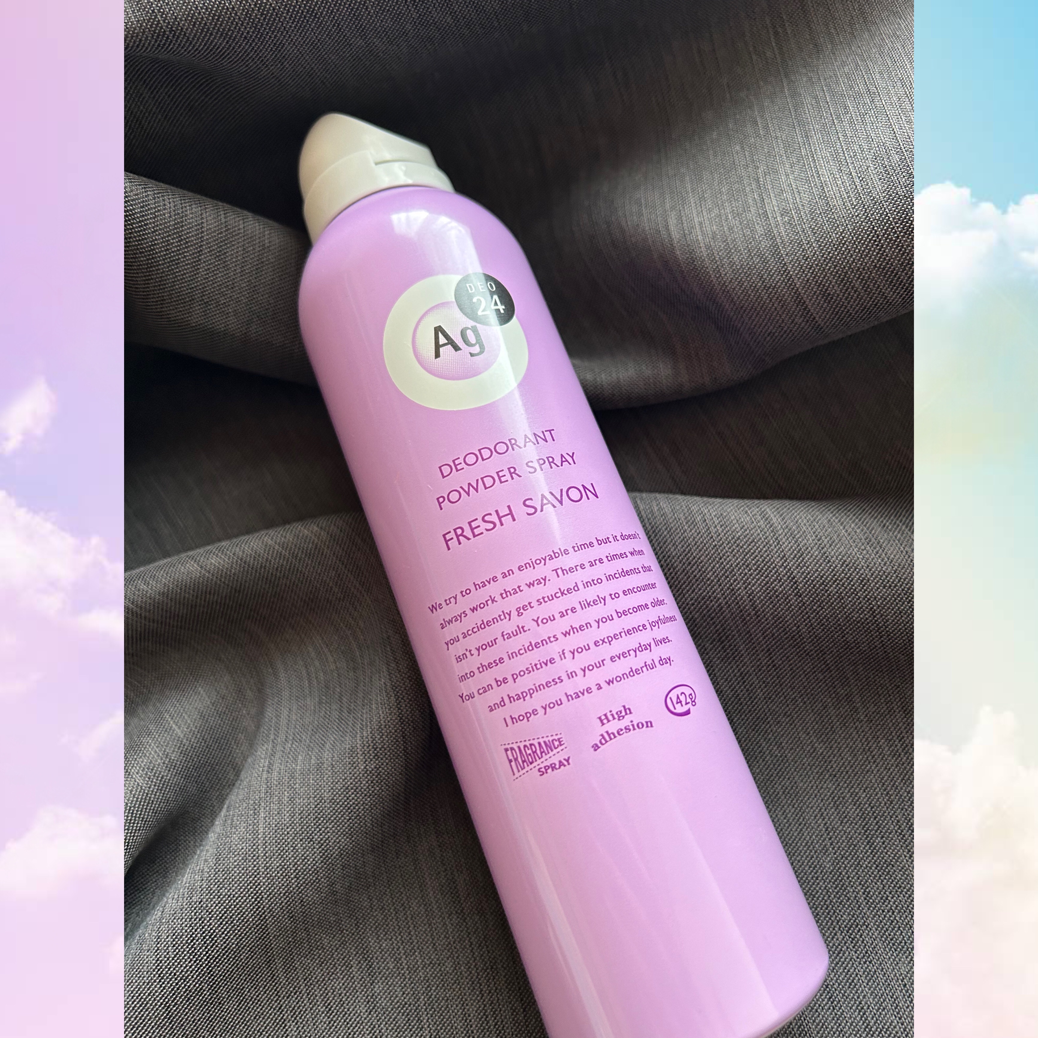 パウダースプレー（フレッシュサボン）/エージーデオ24/デオドラント・制汗剤を使ったクチコミ（1枚目）