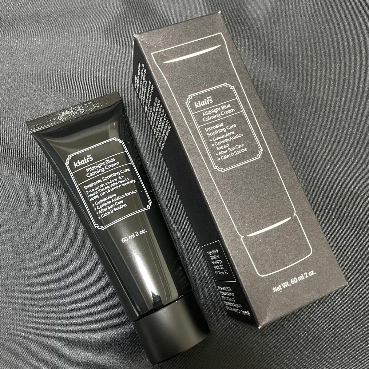 ミッドナイトブルーカーミングクリーム/Klairs/フェイスクリームを使ったクチコミ(1枚目)
