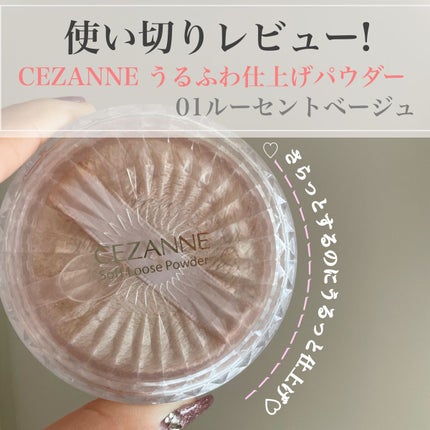 うるふわ仕上げパウダー/CEZANNE/ルースパウダーを使ったクチコミ(1枚目)