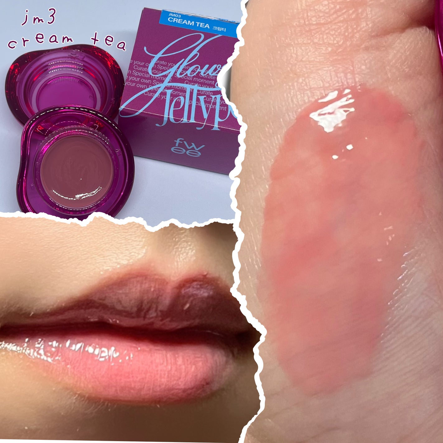 フィー リップアンドチーク グローイジェリーポット/fwee/リップグロスを使ったクチコミ(3枚目)