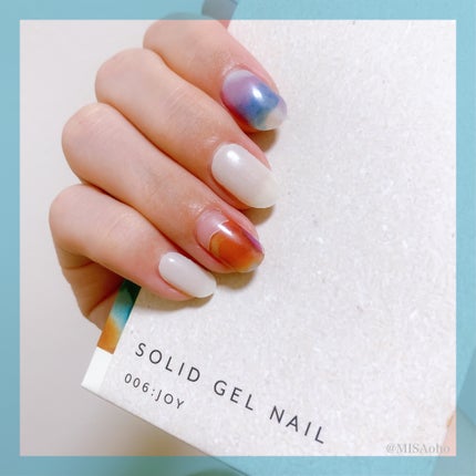 ハンド ジェルネイルシール 2022 Summer コレクション/7nana/ネイルシールを使ったクチコミ(5枚目)