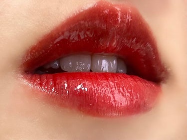 にゅふぃまむ on LIPS 「bbybanila졸리맛탱글로우틴트RD02💄深く艶のある赤が..」（1枚目）