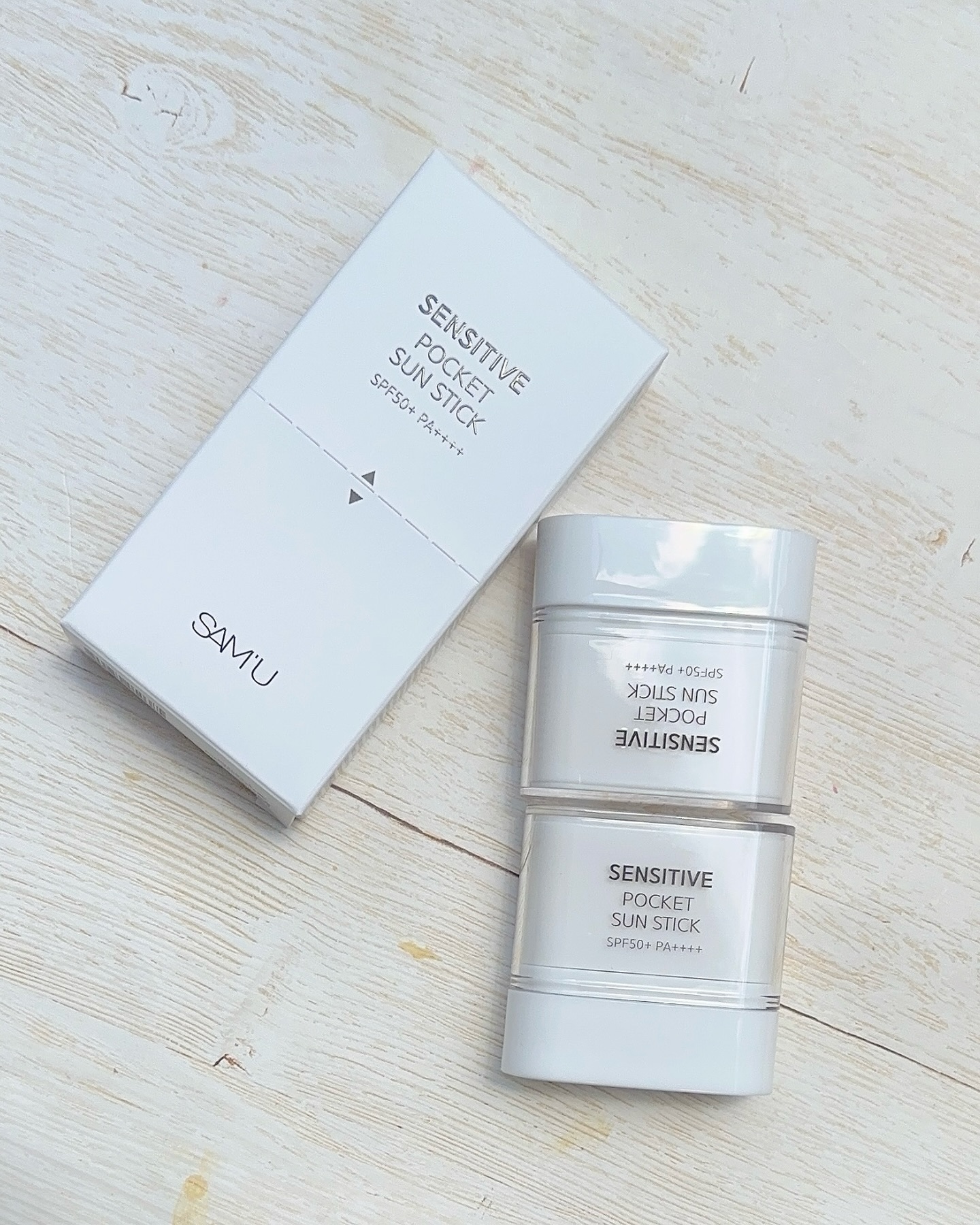 センシティブポケットサンスティック/SAM'U/日焼け止めスティックを使ったクチコミ（1枚目）