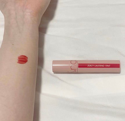 ジューシーラスティングティント/rom&nd/リップティントを使ったクチコミ(2枚目)