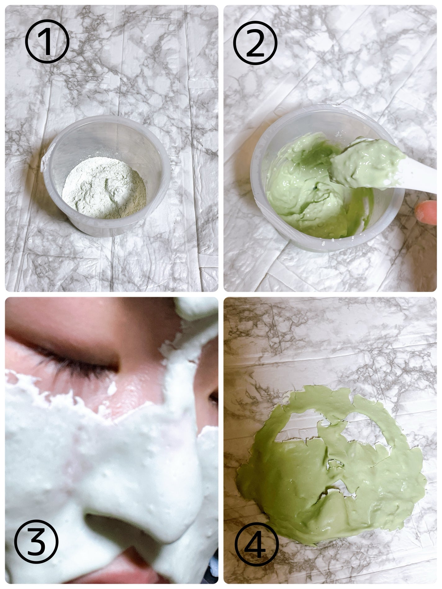 BRINGGREEN モデリングパック (ティーツリーシカ)/BRING GREEN/シートマスク・パックを使ったクチコミ(3枚目)