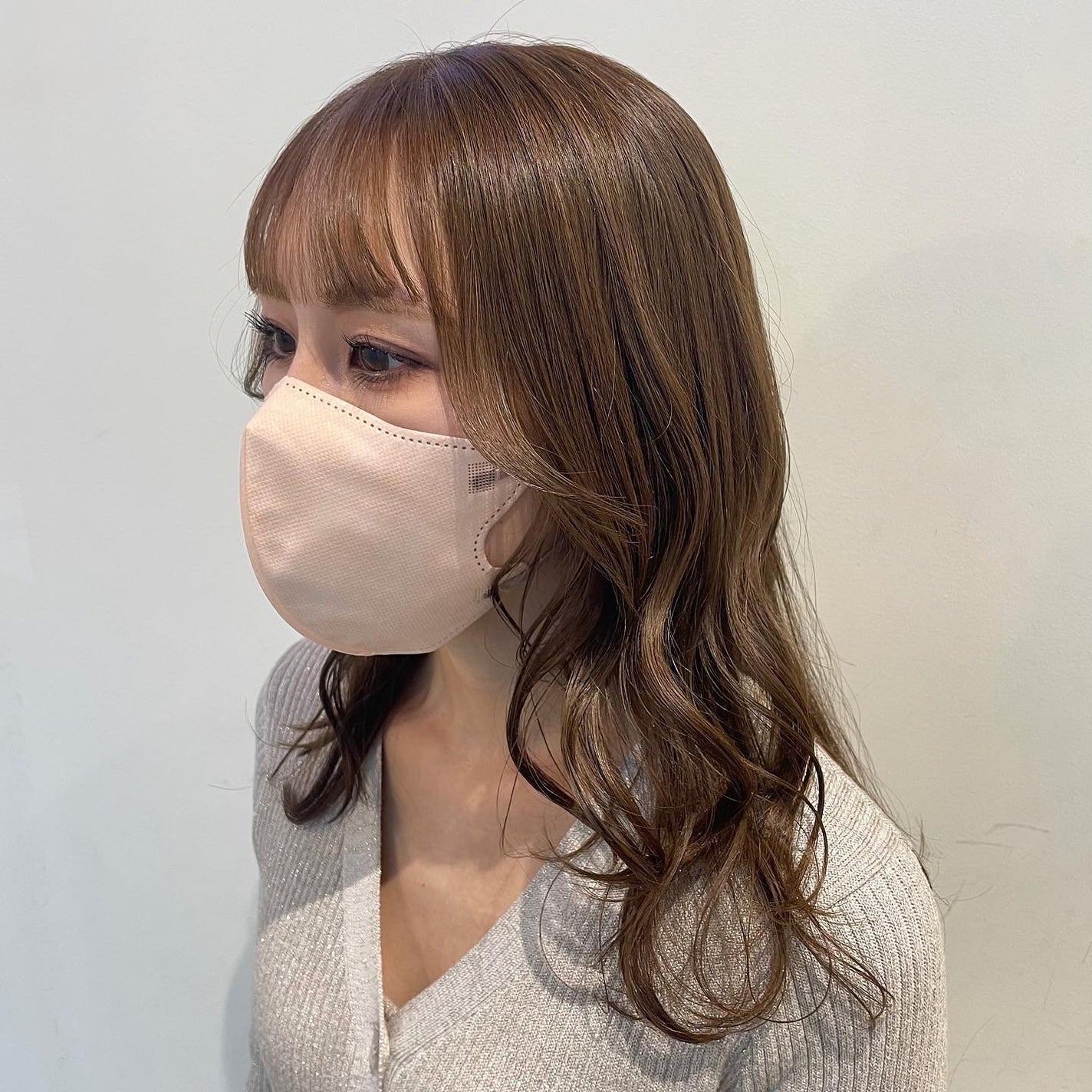 田中みづき on LIPS 「💐顔まわりカット♡ベージュ...『#柔らかい質感に見せてくれる..」(1枚目)