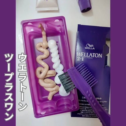 ウエラトーン ツープラスワン クリームタイプ/ウエラ/ヘアカラーを使ったクチコミ(3枚目)
