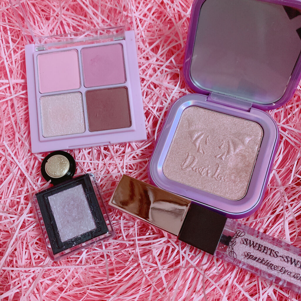 スパークリングアイグロス/スウィーツ スウィーツ/リキッドアイシャドウを使ったクチコミ（2枚目）