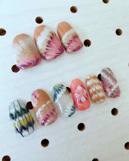 ジェルネイル(ライト対応)/セリア/ジェルネイルを使ったクチコミ(4枚目)