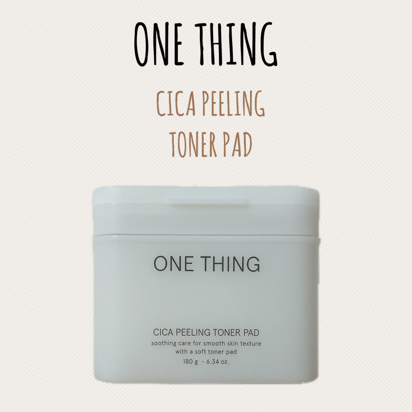 シカピーリングトナーパッド/ONE THING/トナーパッドを使ったクチコミ(1枚目)