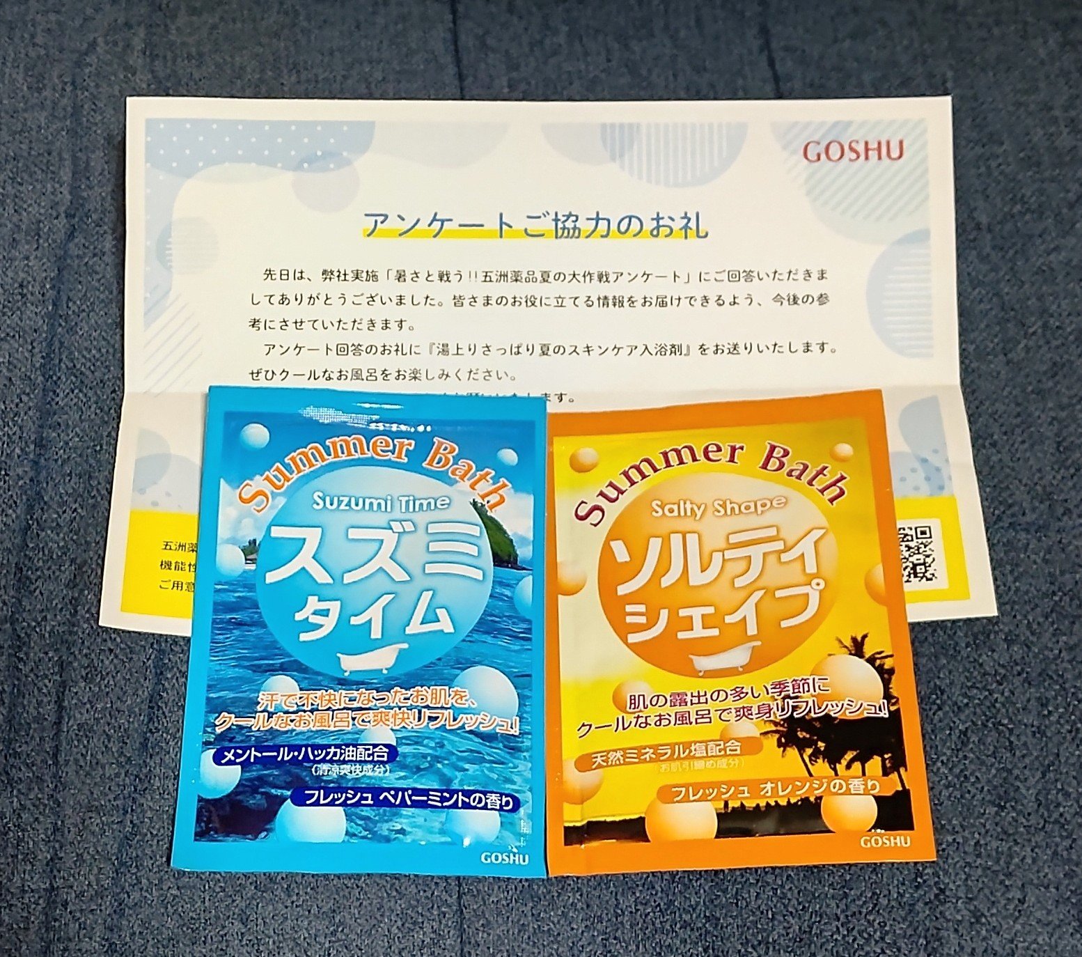 Summer Bath ソルティシェイプ/五洲薬品/無機塩系入浴剤を使ったクチコミ（1枚目）