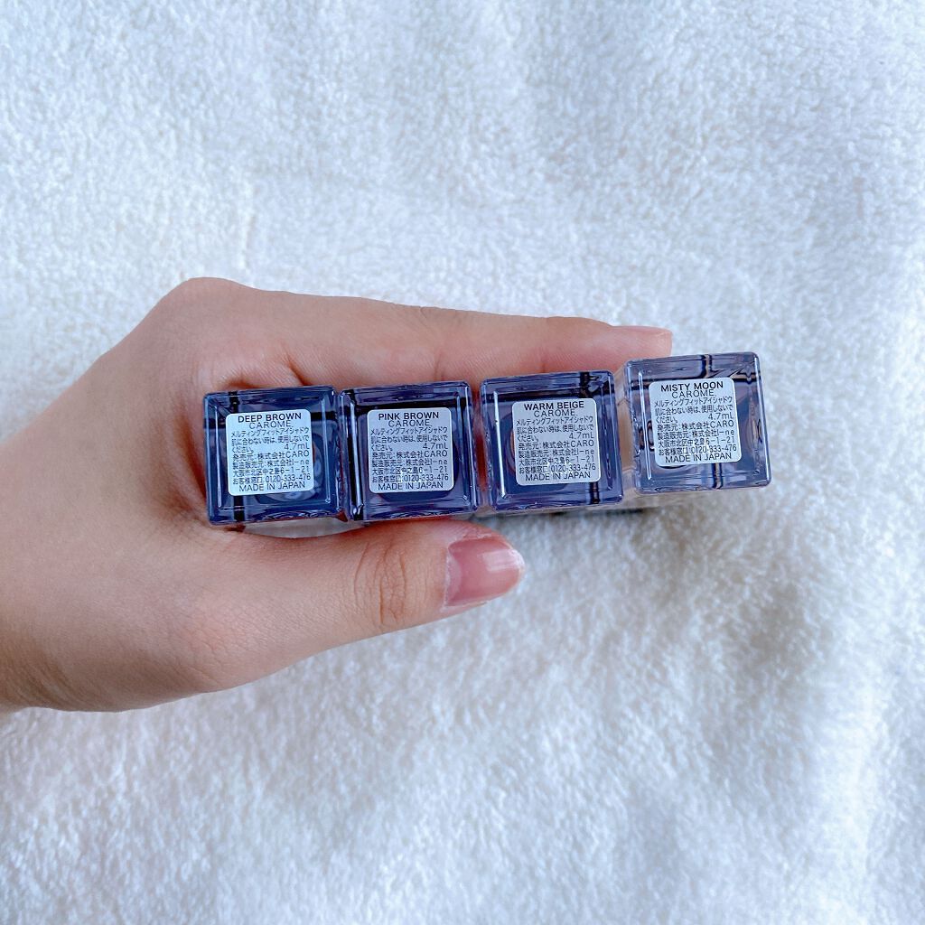 メルティングフィットアイシャドウ  ディープブラウン/CAROME./ジェル・クリームアイシャドウを使ったクチコミ（2枚目）