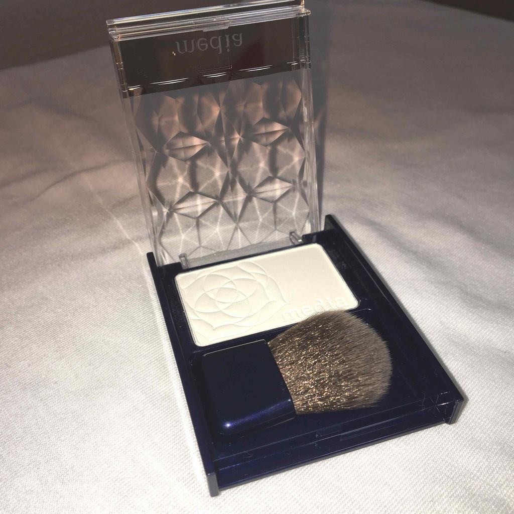 ブライトアップチーク/media/パウダーチークを使ったクチコミ（1枚目）