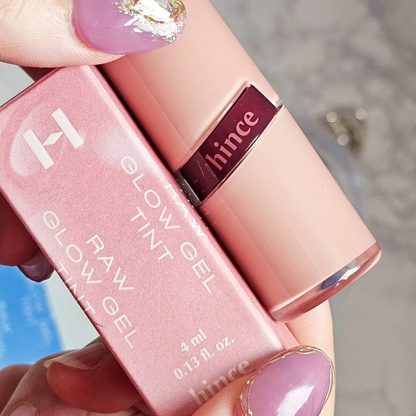 ロウグロウジェルティント/hince/リップティントを使ったクチコミ(3枚目)