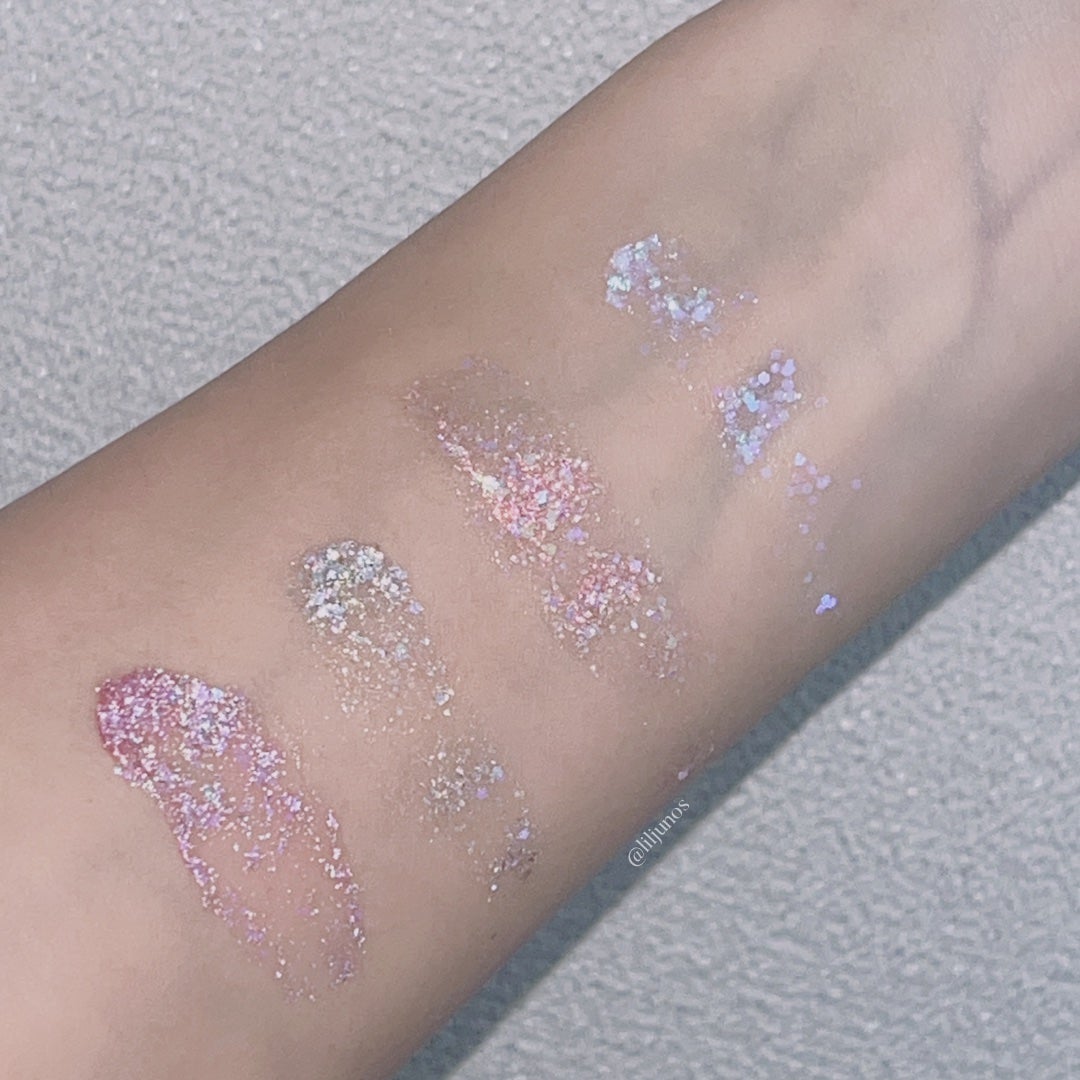 ゲットルーズグリッタージェル/unleashia/グリッターを使ったクチコミ(3枚目)