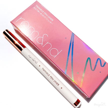 トゥインクルペンライナー/rom&nd/リキッドアイライナーを使ったクチコミ(2枚目)