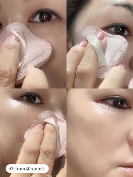 ファンデーションが染みこみにくいパフ/貝印/パフ・スポンジを使ったクチコミ(4枚目)