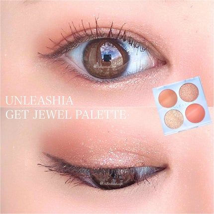 ゲットジュエルパレット/unleashia/アイシャドウパレットを使ったクチコミ(4枚目)