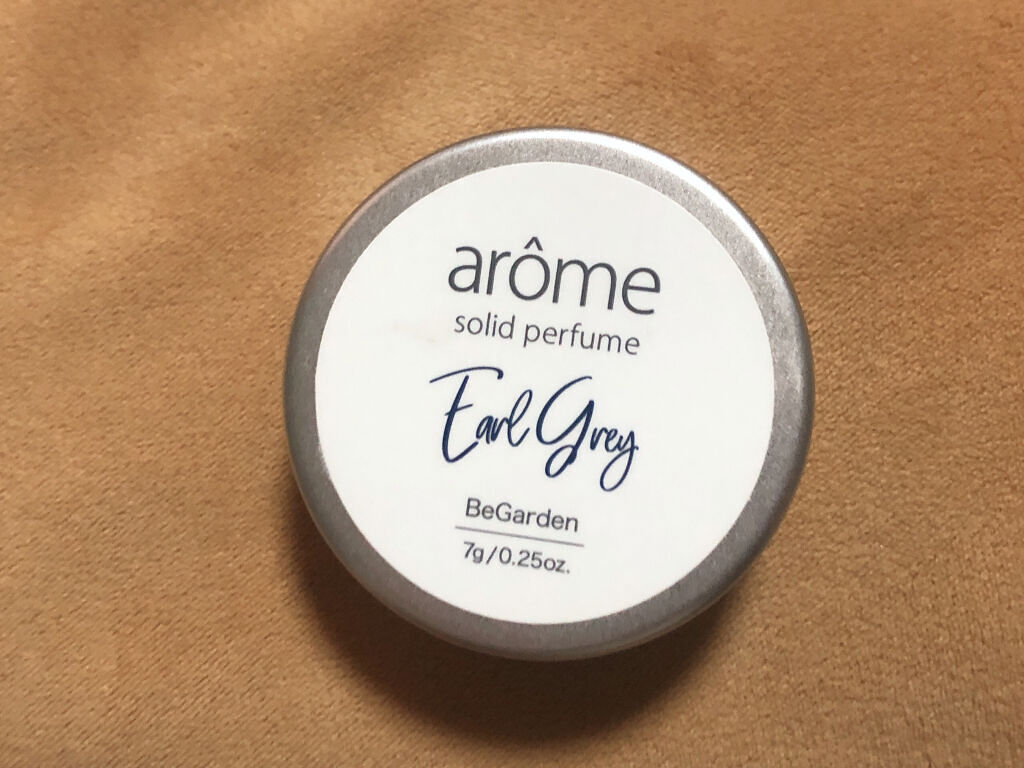 ソリッドパフューム アールグレイ/BeGarden/練り香水を使ったクチコミ（1枚目）