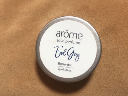 BeGarden ソリッドパフューム アールグレイのクチコミ「誕生日の時に友人がプレゼントしてくれました!
香りは長持ちしませんが、紅茶大好きなので気に入.....」(1枚目)