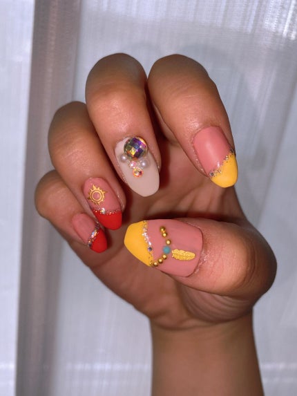 ジェルネイル(ライト対応)/セリア/ジェルネイルを使ったクチコミ(3枚目)