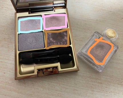 シャインフォールアイズ/LUNASOL/アイシャドウパレットを使ったクチコミ(1枚目)