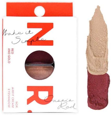 NOR.(ノール) エアフィットクリームアイシャドウ カシスレッド