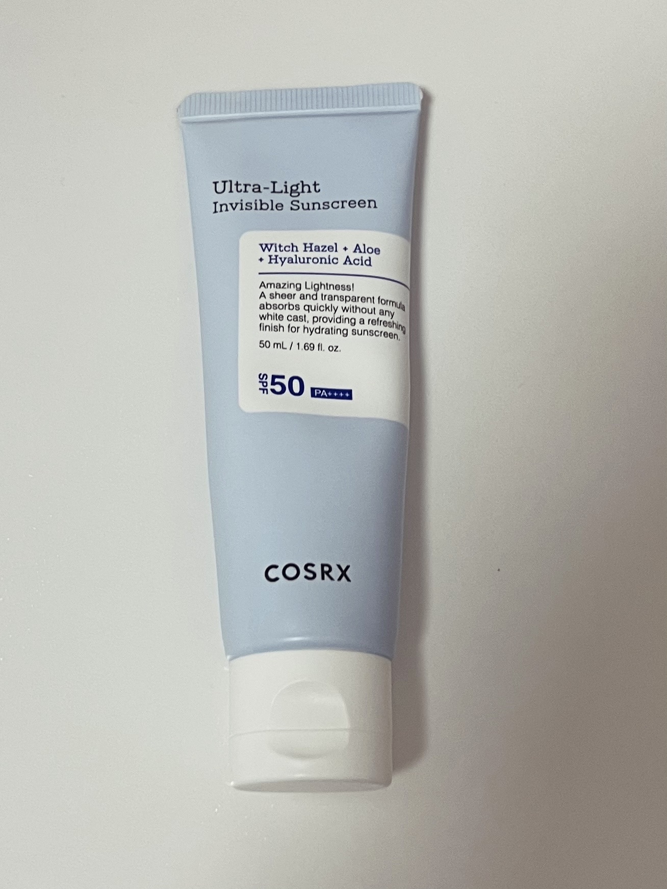 ウルトラライト透明UVクリーム/COSRX/日焼け止めクリームを使ったクチコミ（1枚目）