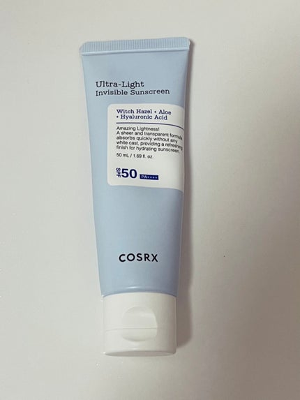 ウルトラライト透明UVクリーム/COSRX/日焼け止めクリームを使ったクチコミ(1枚目)