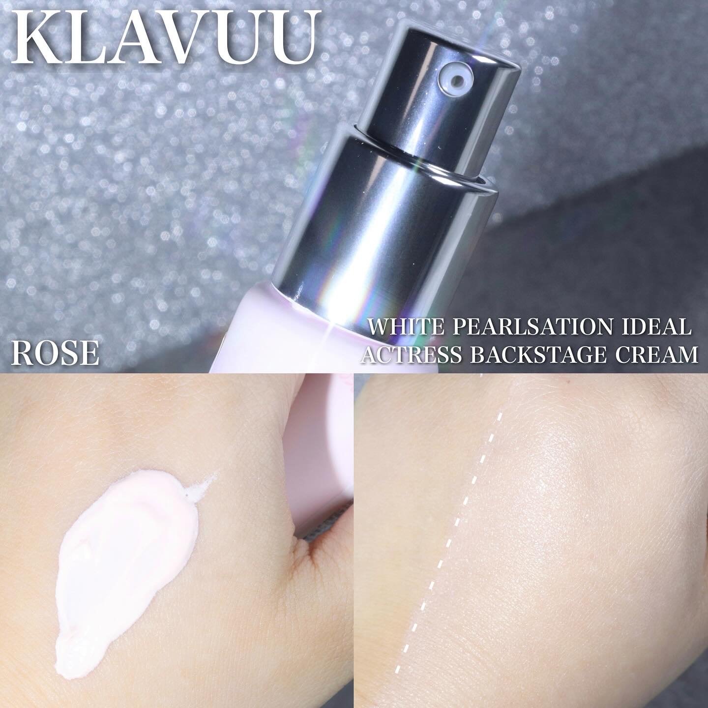 WHITE PEARLSATION  IDEAL ACTRESS BACKSTAGE CREAM/KLAVUU/化粧下地を使ったクチコミ（2枚目）