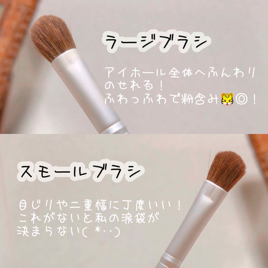 アイシャドウブラシセット/ロージーローザ/メイクブラシを使ったクチコミ（2枚目）