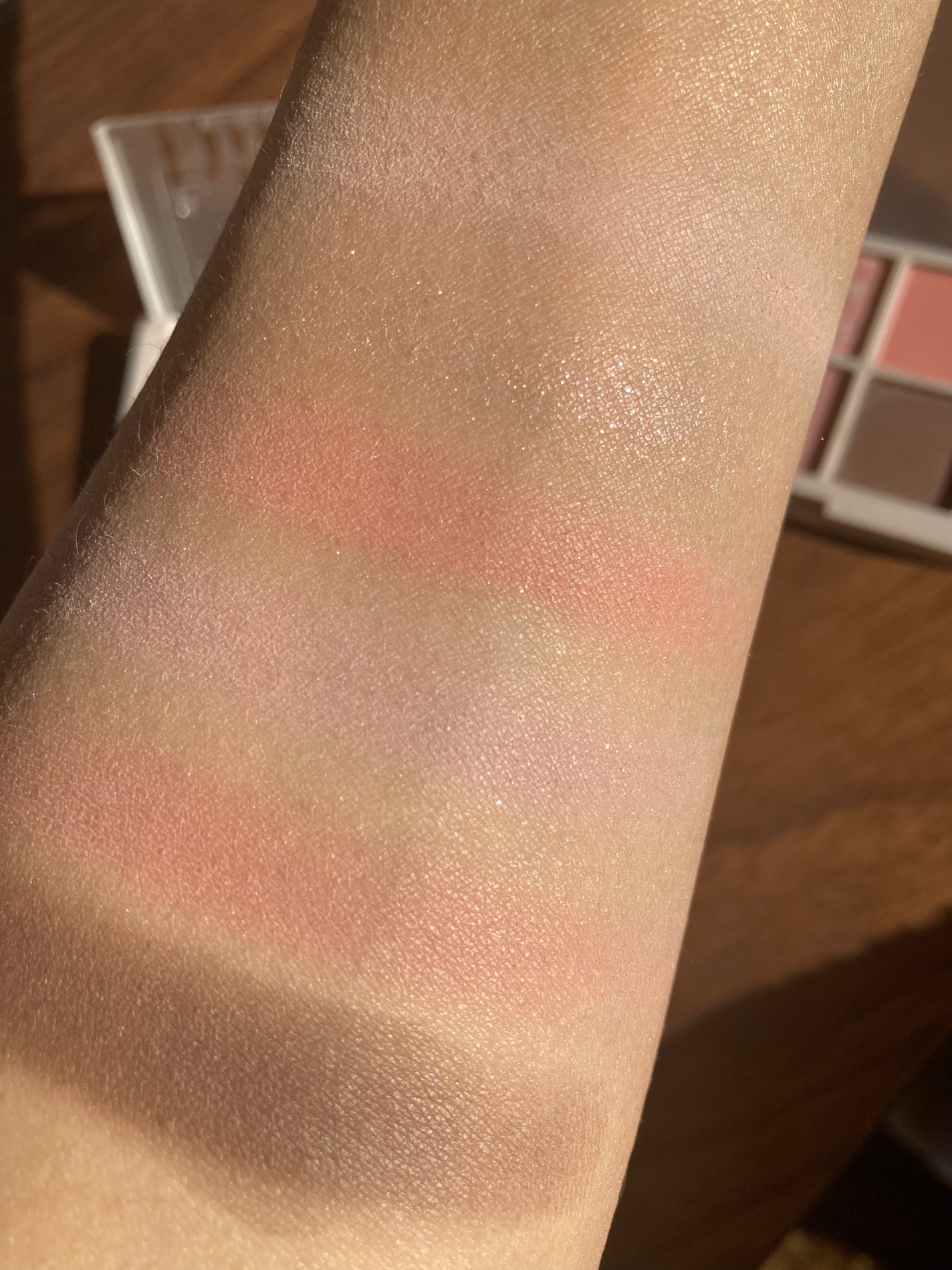 ピンククリスマスキャロルエディション/シャドウパレット+チークセット/Dinto/メイクアップキットを使ったクチコミ(4枚目)