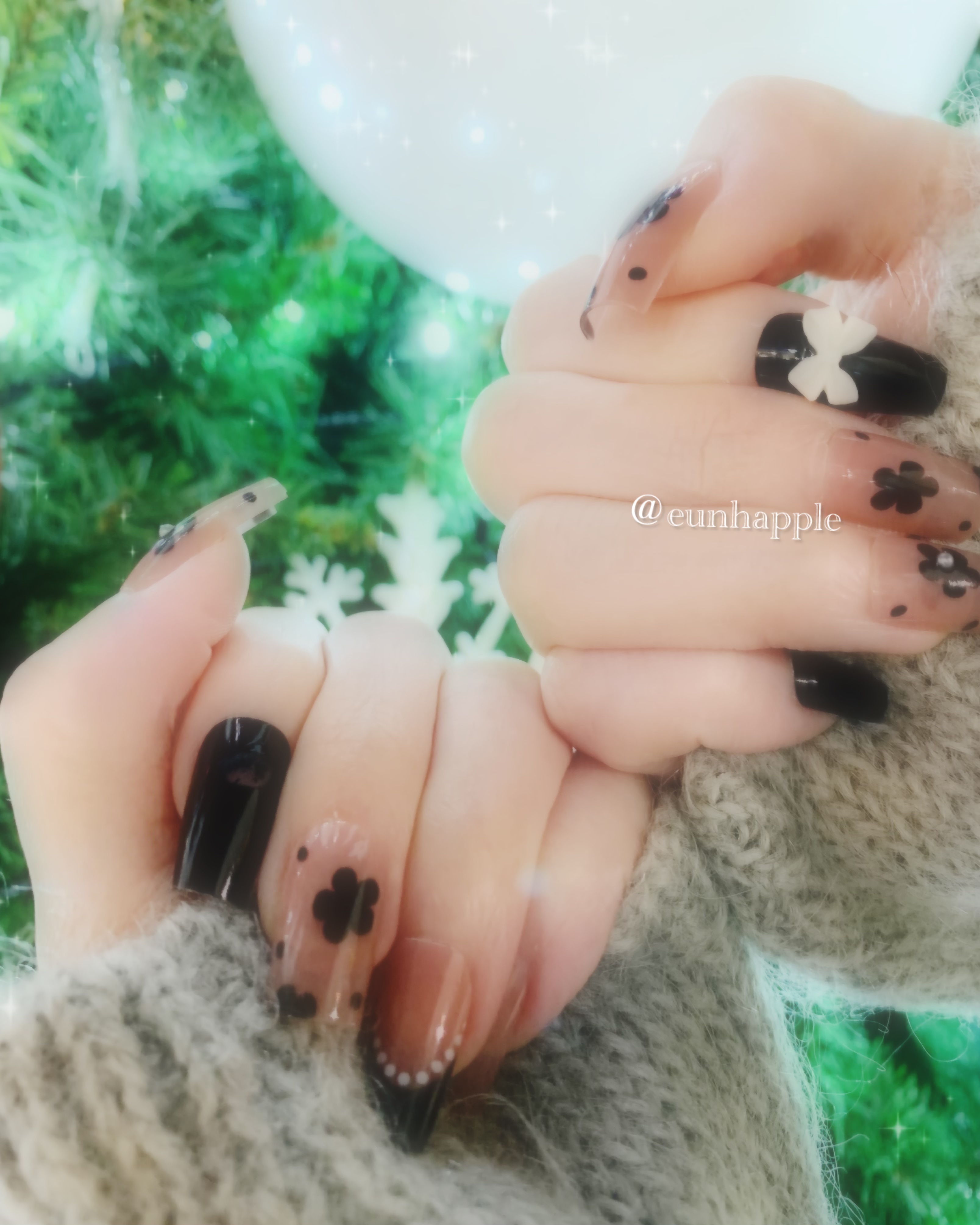 #ニット映えネイルのネイルデザイン