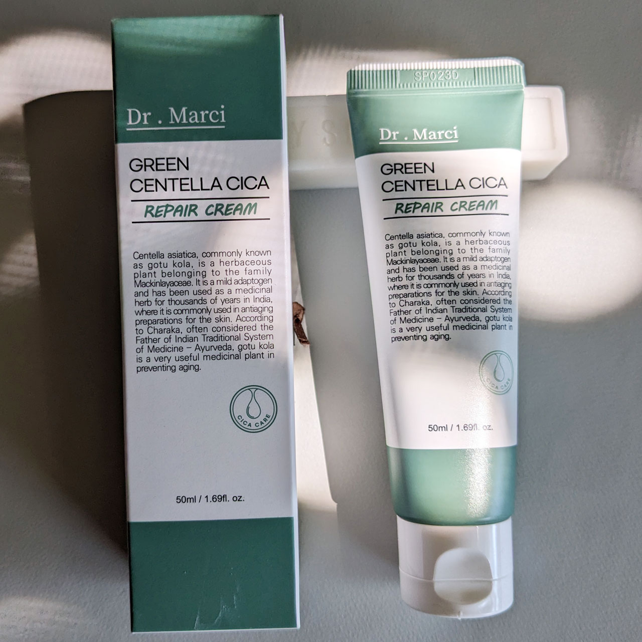 ドクターマルシー ツボクサ＋カモミール78％ グリーンセンテラ シカクリーム/ドクターマルシー/フェイスクリームを使ったクチコミ（3枚目）
