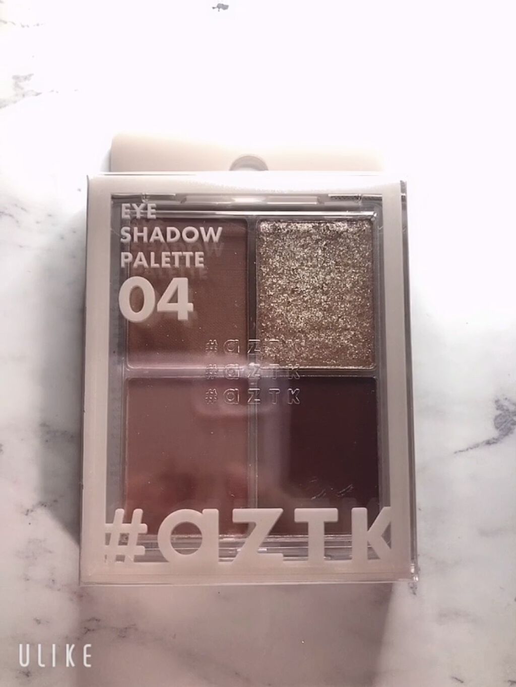4色アイシャドウパレット/aZTK/アイシャドウパレットを使ったクチコミ（2枚目）