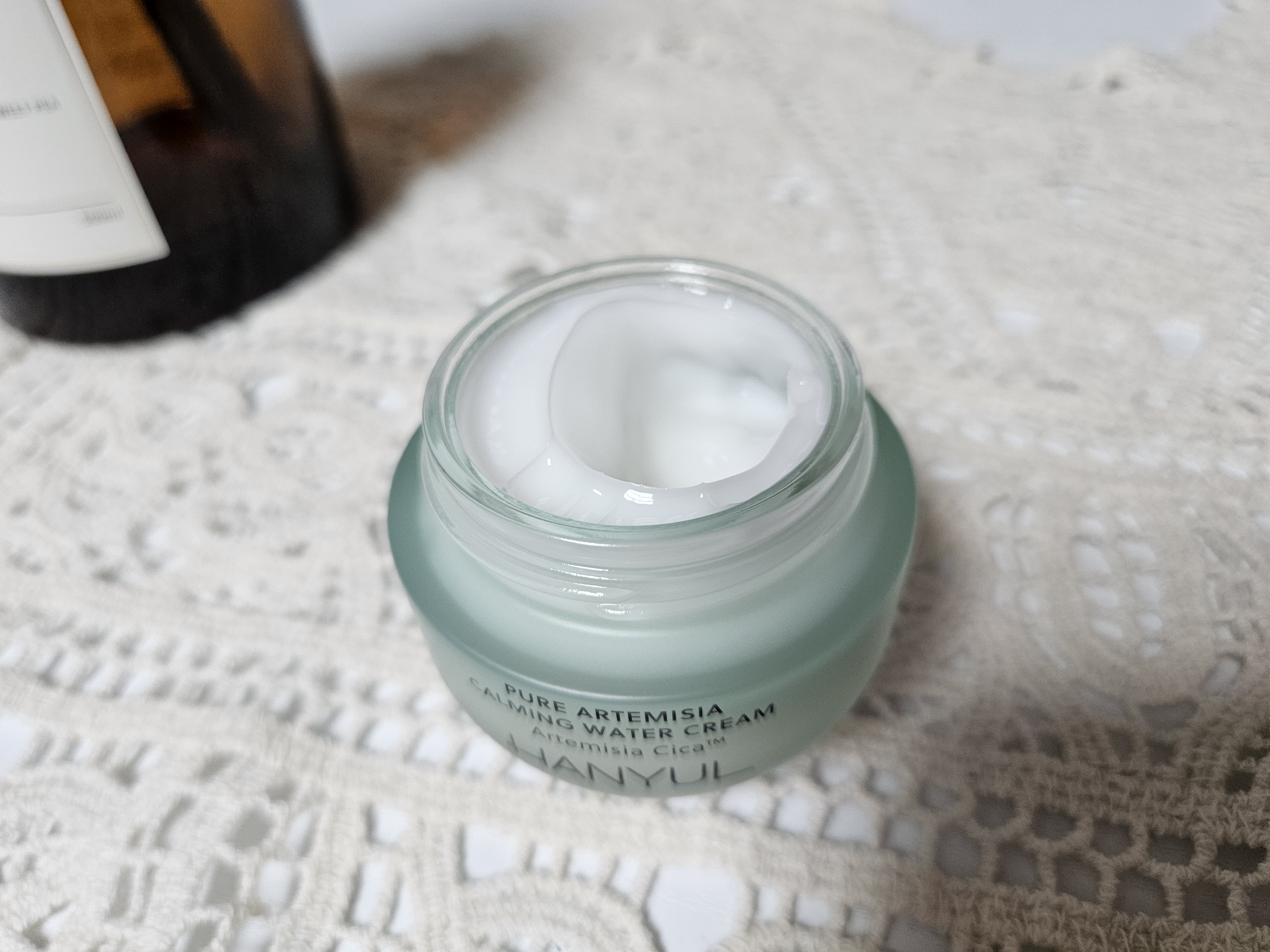 ピュアアルテミシア カーミングウォータークリーム/HANYUL(ハンユル)/フェイスクリームを使ったクチコミ（3枚目）