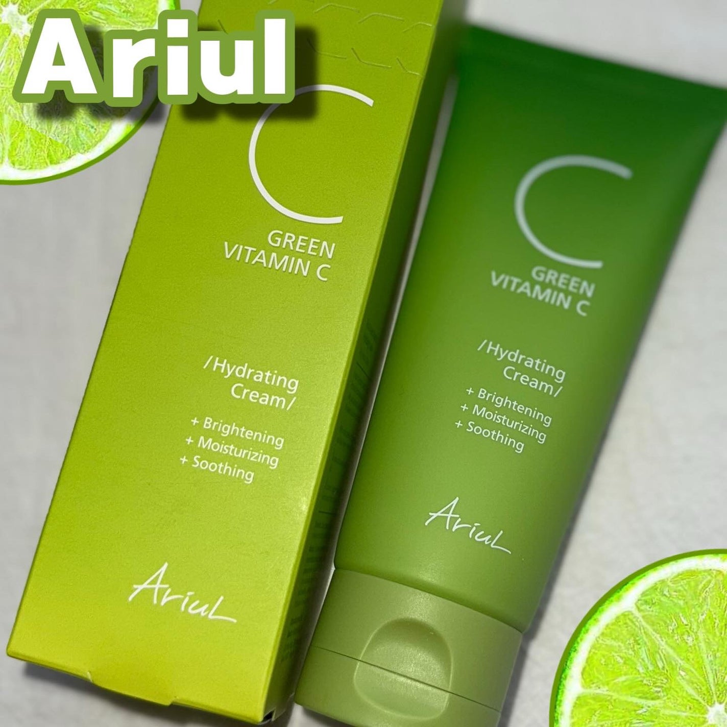 アリウル グリーンビタミンC ハイドレーティングクリーム/Ariul/フェイスクリームを使ったクチコミ(1枚目)