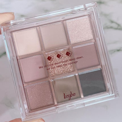 KEYBO FALL IN LOVE SHADOW PALETTE/keybo/アイシャドウパレットを使ったクチコミ(4枚目)