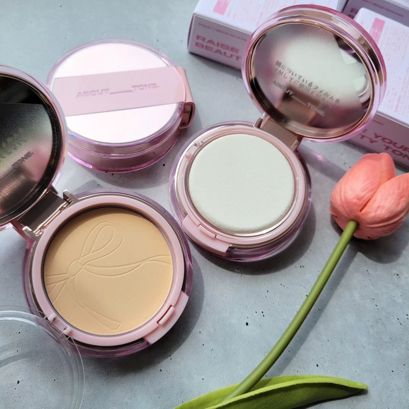 ザ・ブラーパウダーパクト/ABOUT TONE/プレストパウダーを使ったクチコミ(1枚目)