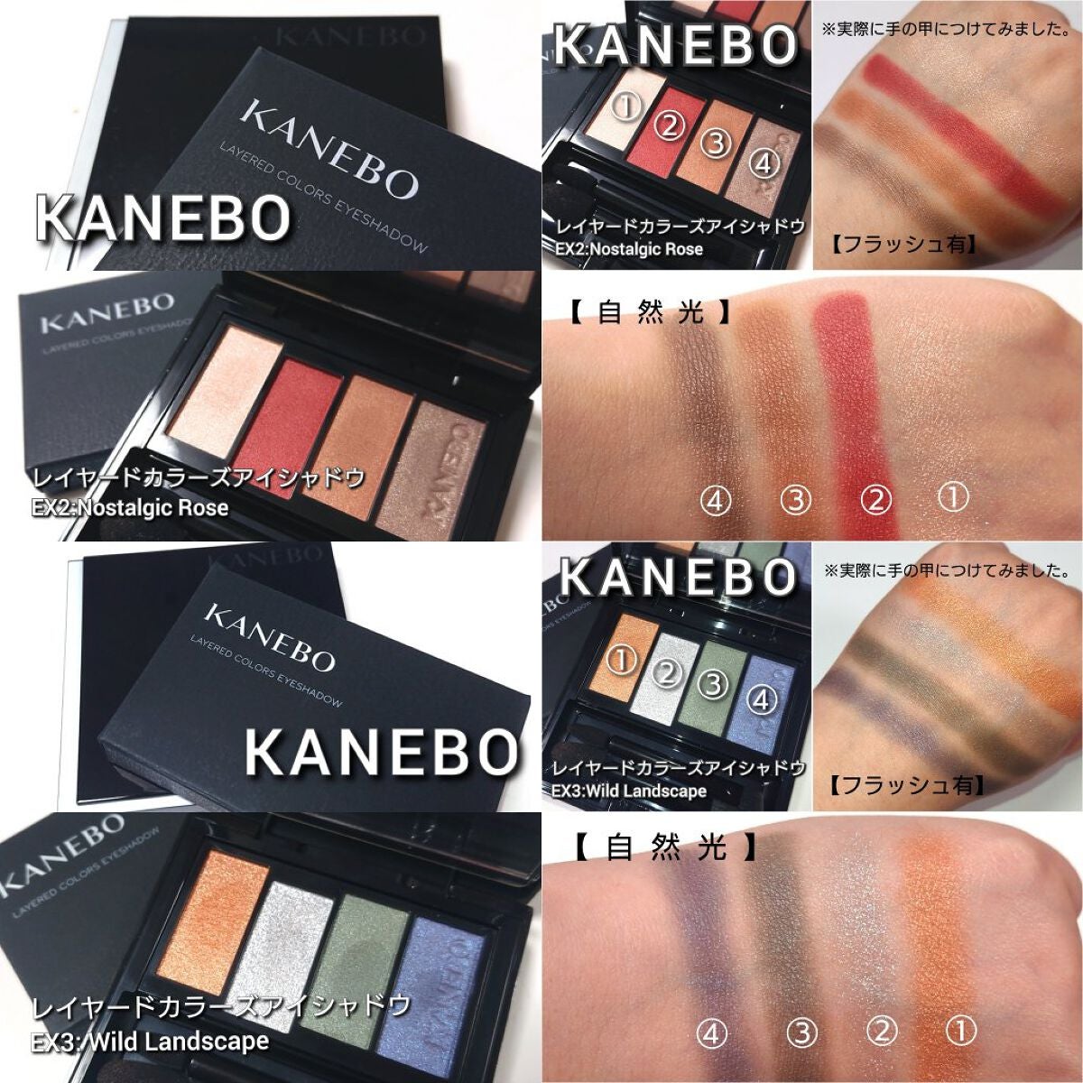 レイヤードカラーズアイシャドウ/KANEBO/アイシャドウパレットを使ったクチコミ(5枚目)