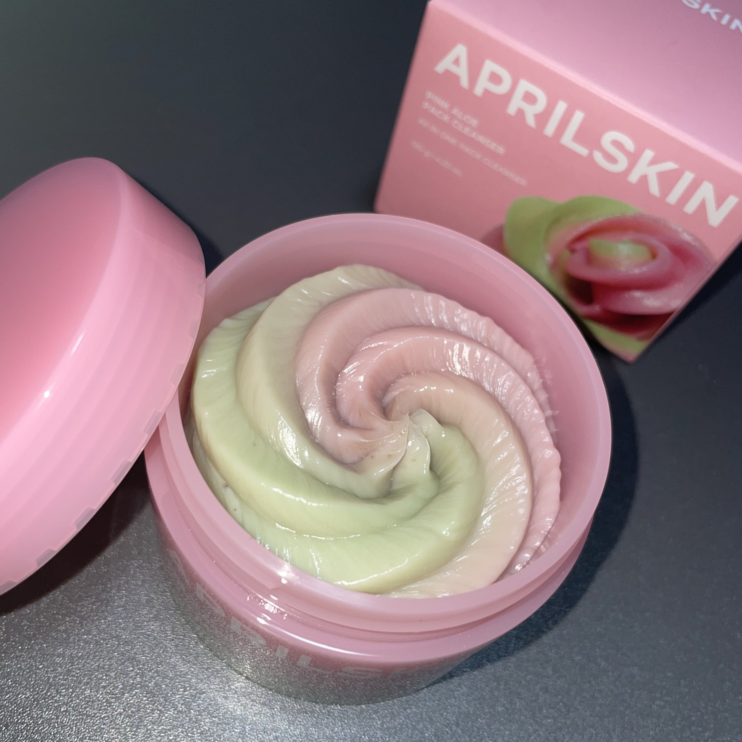 ピンクアロエメレンゲクレンザー/APRILSKIN/その他洗顔料を使ったクチコミ（2枚目）