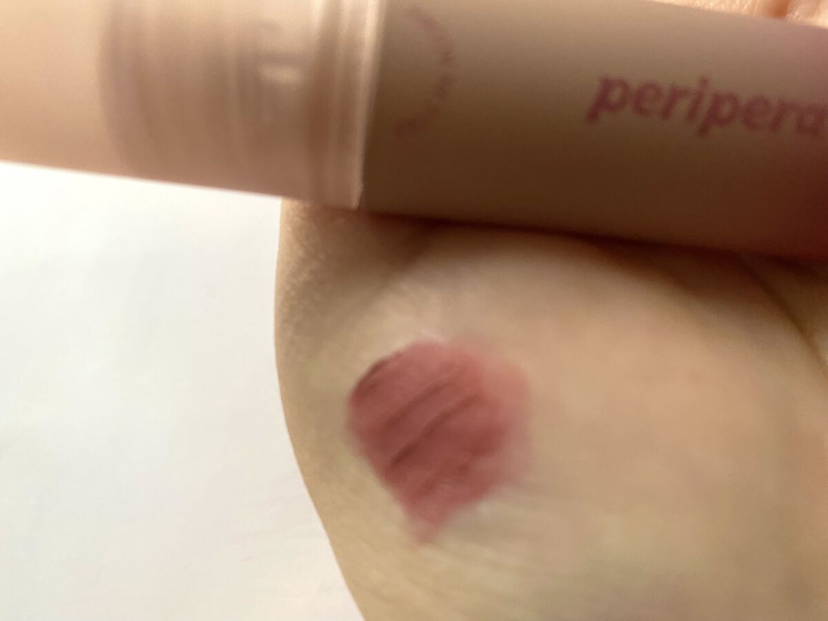 インク ムード マット ティント 13 ひんぐりモーブ/PERIPERA/リップティントを使ったクチコミ（3枚目）