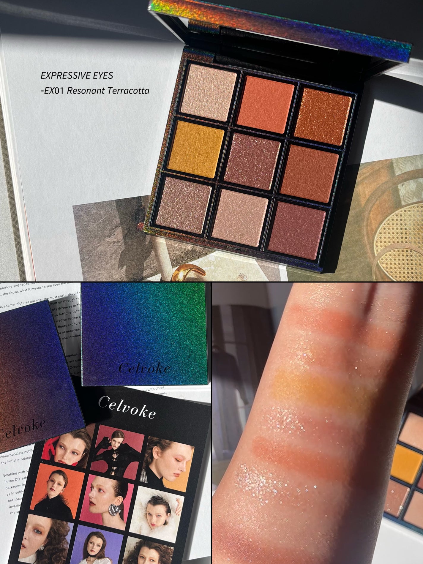 セルヴォーク エクスプレッシヴ アイズ/Celvoke/アイシャドウパレットを使ったクチコミ(2枚目)