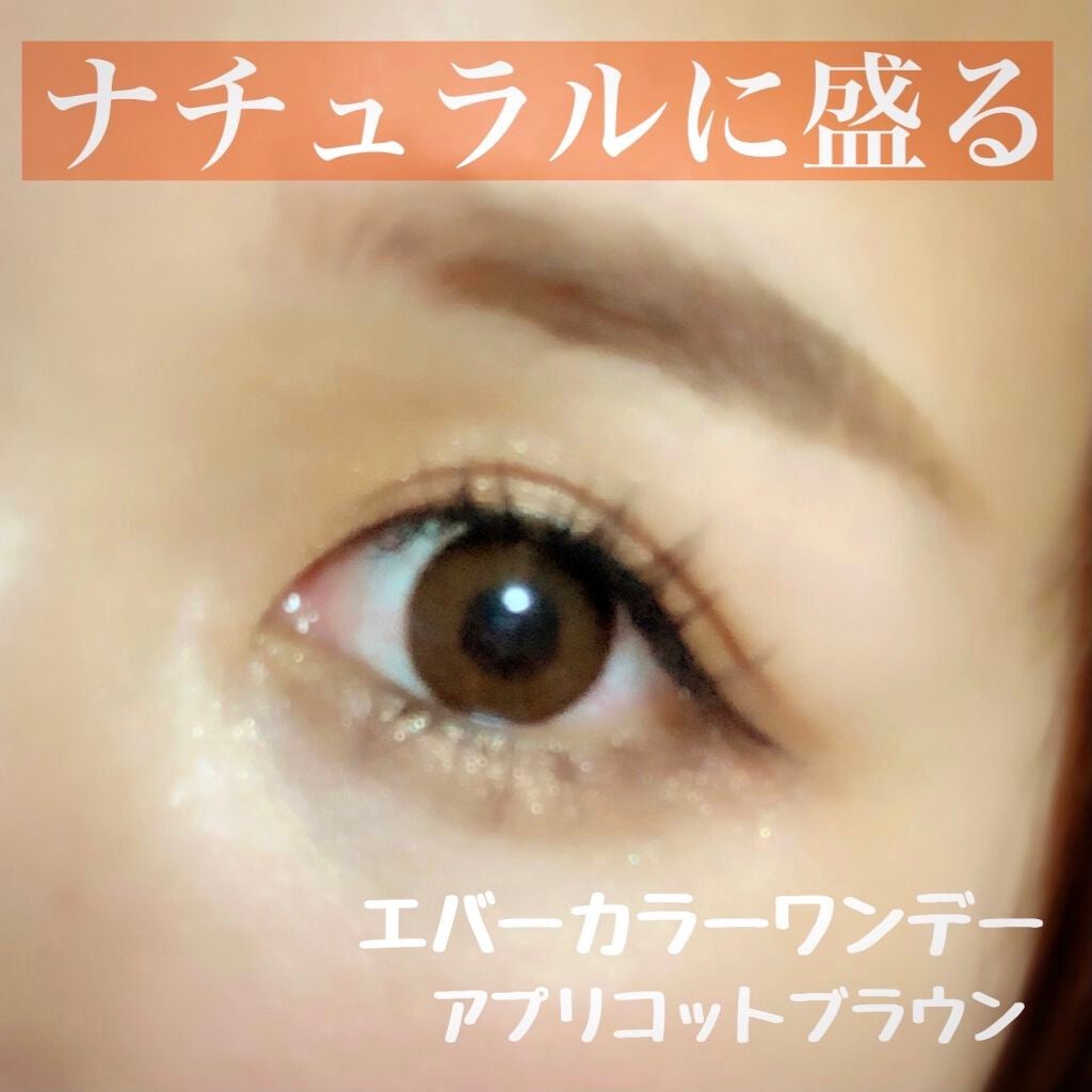 エバーカラーワンデー ナチュラル/エバーカラー/ワンデー(1DAY)カラコンを使ったクチコミ(1枚目)