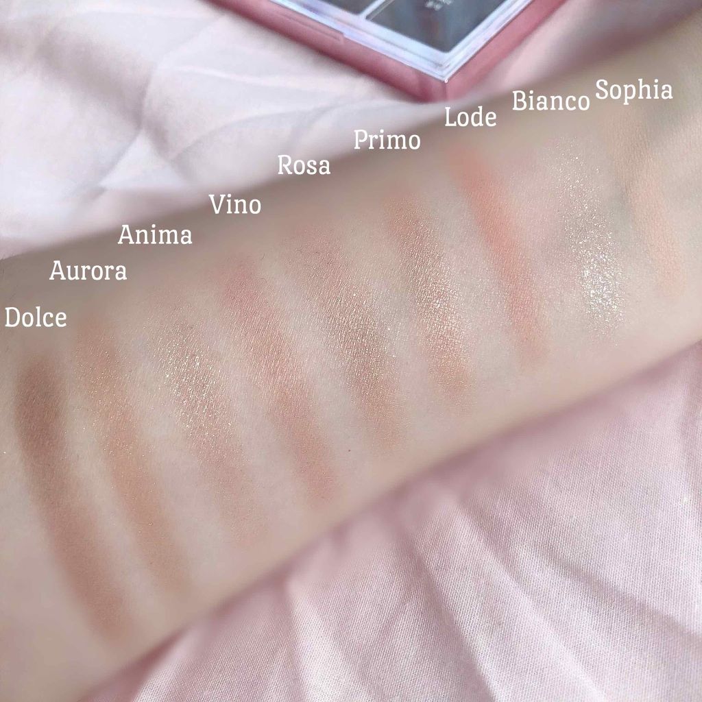 The Bella collection eyeshadow palette/CELEFIT/アイシャドウパレットを使ったクチコミ（3枚目）