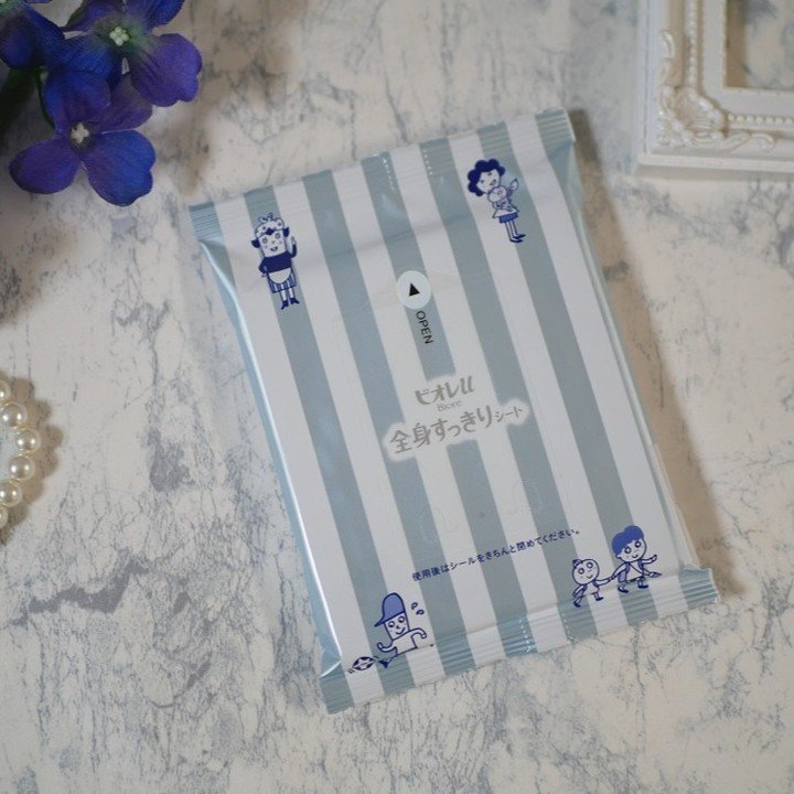 全身すっきりシート 10枚(携帯用)/ビオレu/ボディシートを使ったクチコミ（3枚目）