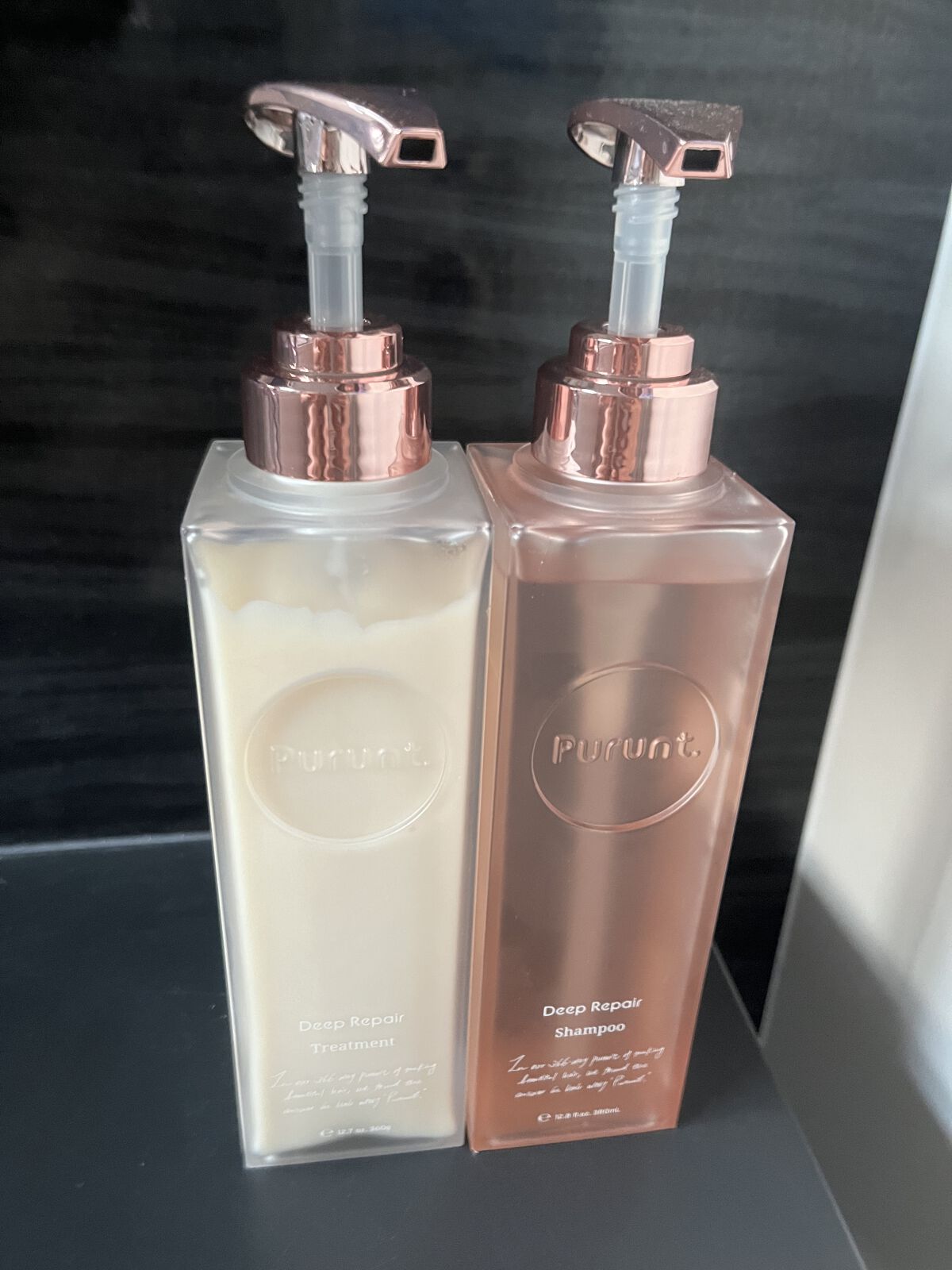 プルント ディープリペア美容液シャンプー／トリートメント/Purunt./市販シャンプーを使ったクチコミ（1枚目）