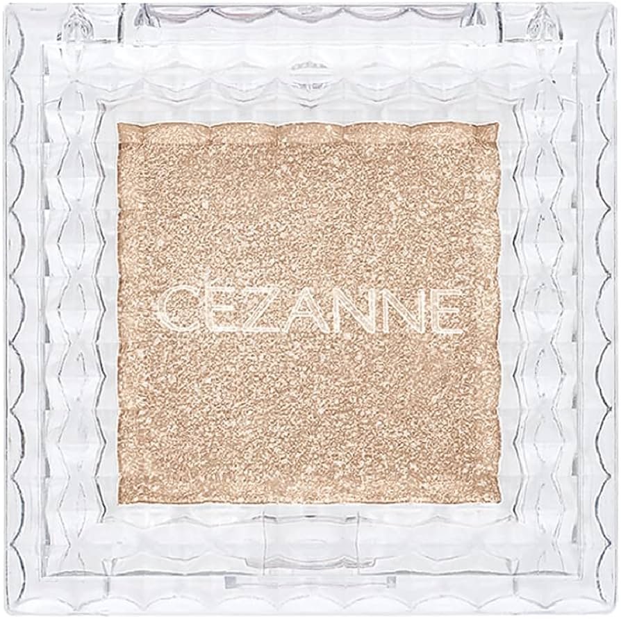シングルカラーアイシャドウ 04 クリアラメ/CEZANNE/単色アイシャドウを使ったクチコミ（2枚目）